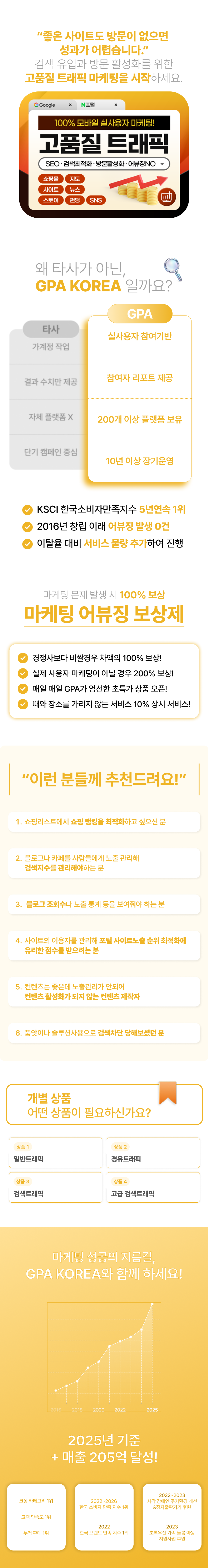 고품질 실사용자 트래픽으로 네이버트래픽, 스마트스토어트래픽, 쿠팡트래픽까지 검색트래픽·경유트래픽·무제한트래픽 유입, 방문자 증가 및 상위노출 트래픽 관리 서비스.