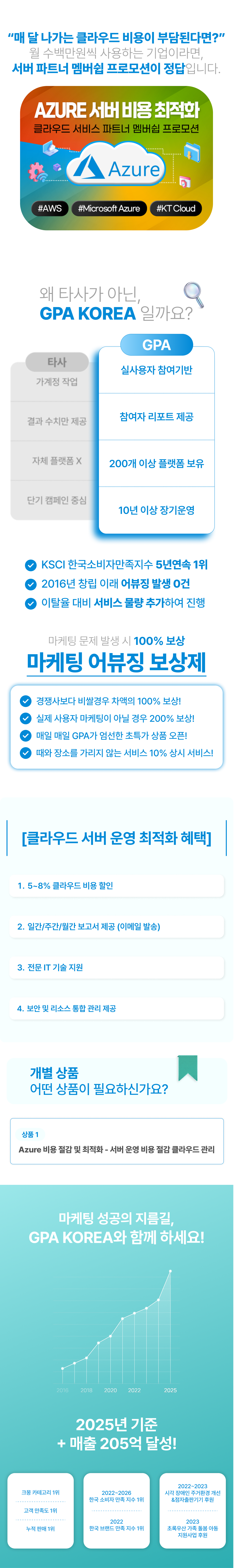 AWS, Azure, KT Cloud 기반 클라우드 비용 절감 및 서버 최적화 | 인프라 구축, 클라우드 전환, MSP 운영으로 비용 효율 극대화 서비스.